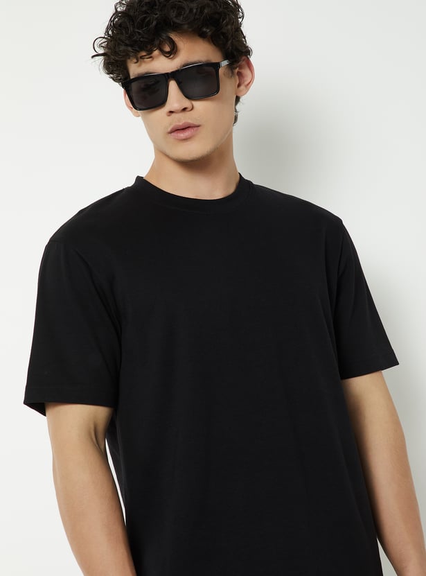 Regular fit Black Tshirt