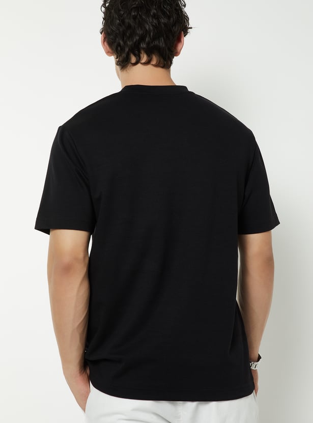 Regular fit Black Tshirt