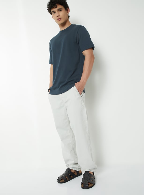 Regular fit blue Tshirt