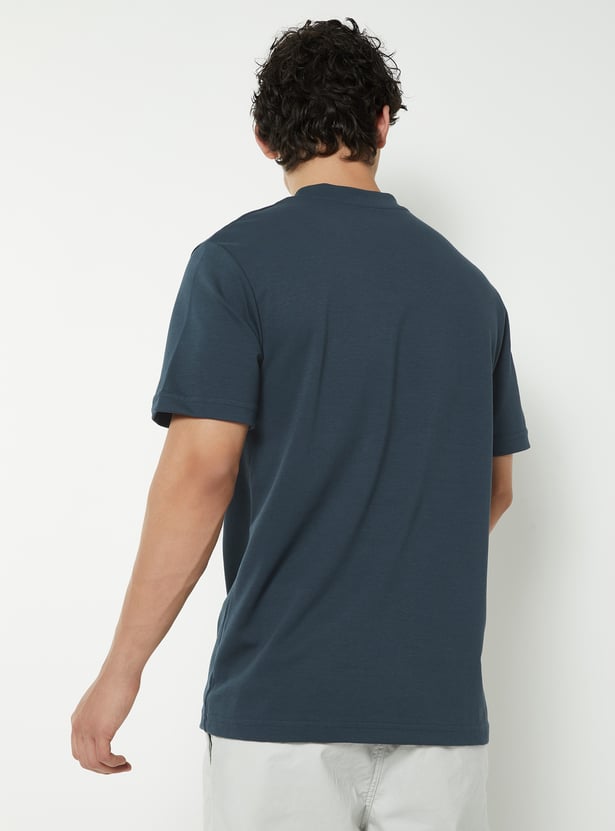 Regular fit blue Tshirt