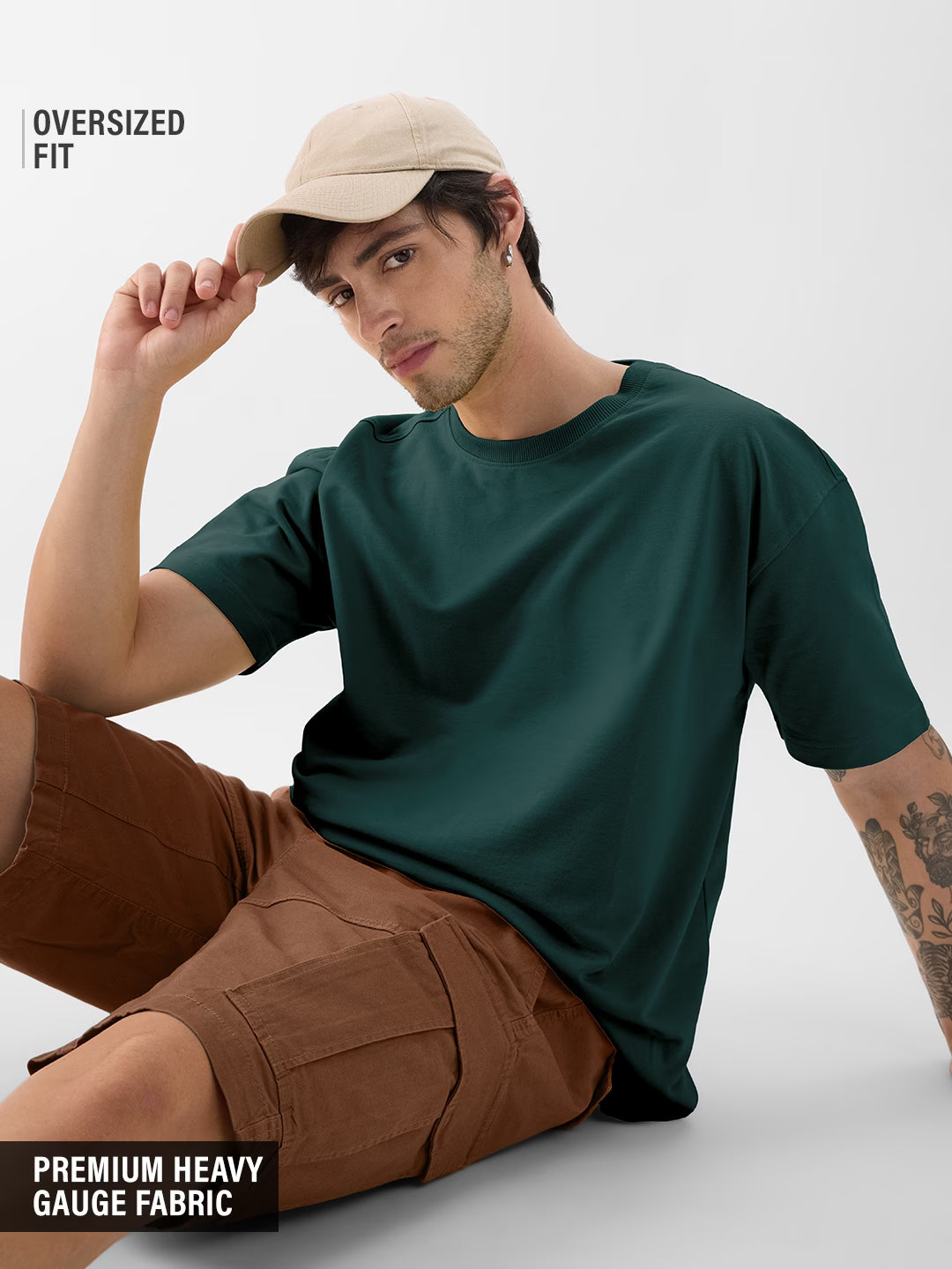 Oversized Tshirt Emerald green