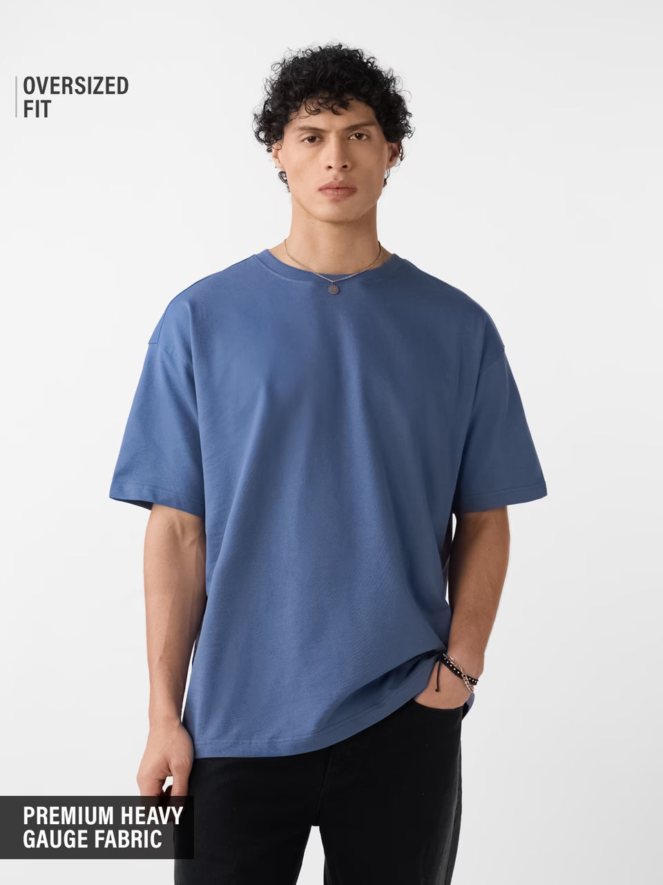 Oversized Tshirts steel blue