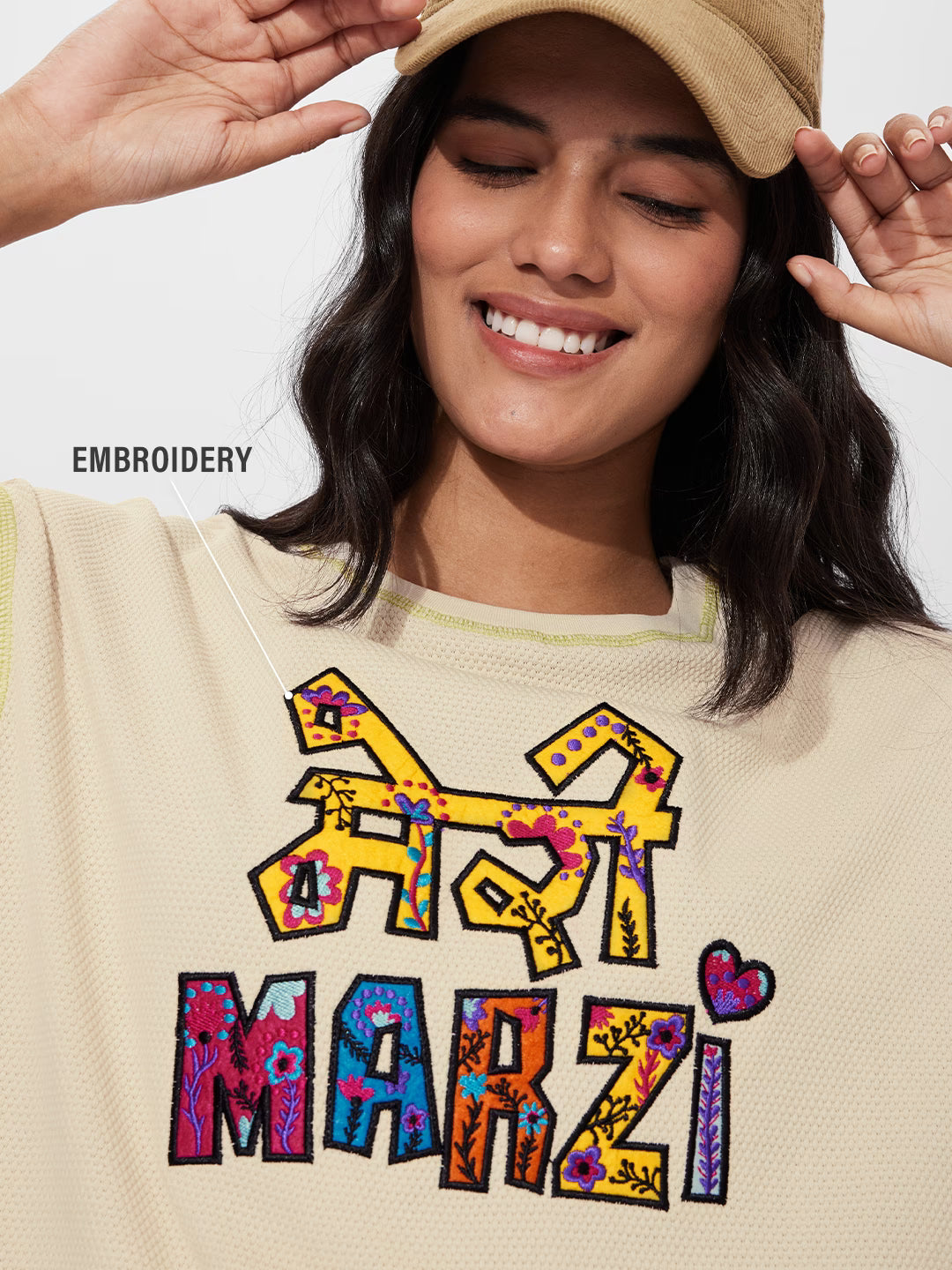 Oversized textured Tshirt