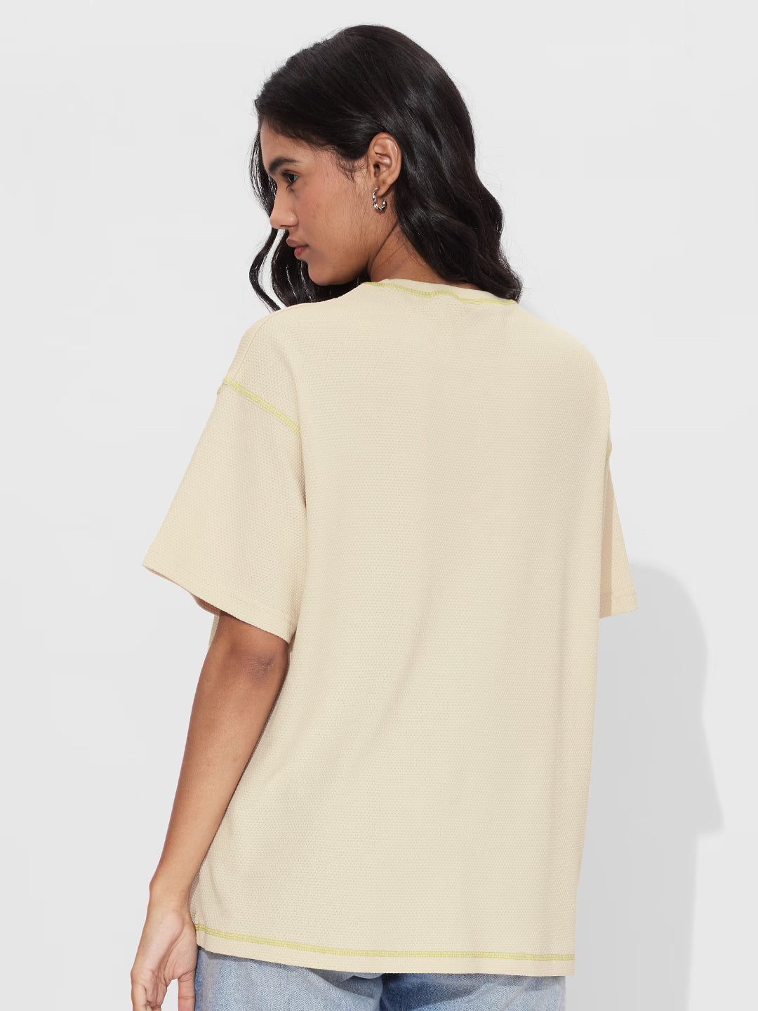 Oversized textured Tshirt