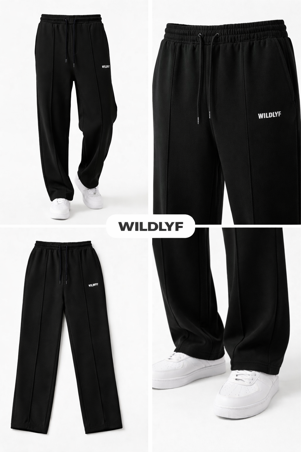 Black Wildlyf baggy lowers