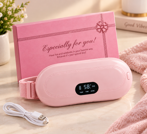 WILDLYF Electric Heated Waist Belt – for Period Cramps & Back Pain Relief
